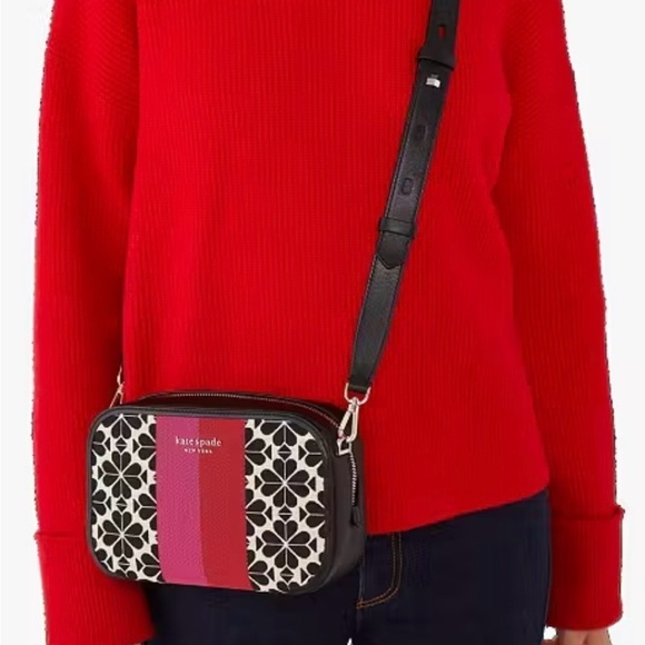 Kate Spade Mini Camera Bag KH291  Flower Ja Cream Multi (250) - Picture 2 of 16